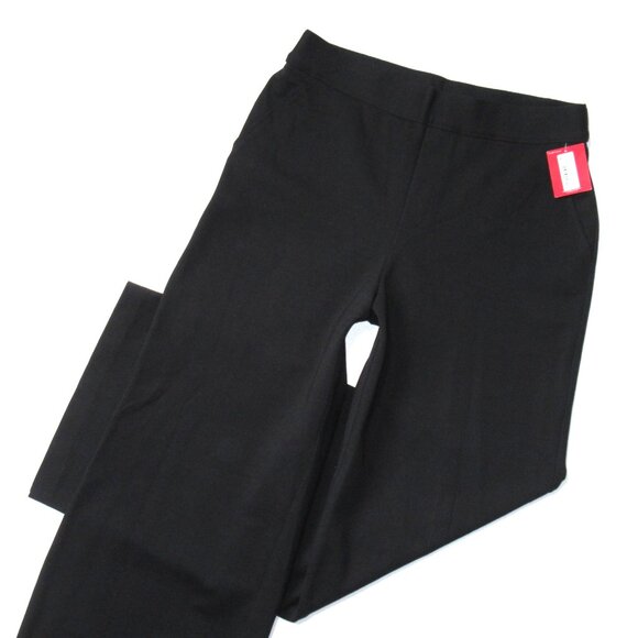NWT SPANX 20385R The Perfect Wide Leg in Black Ponte Stretch Pants 2X - Picture 2 of 6